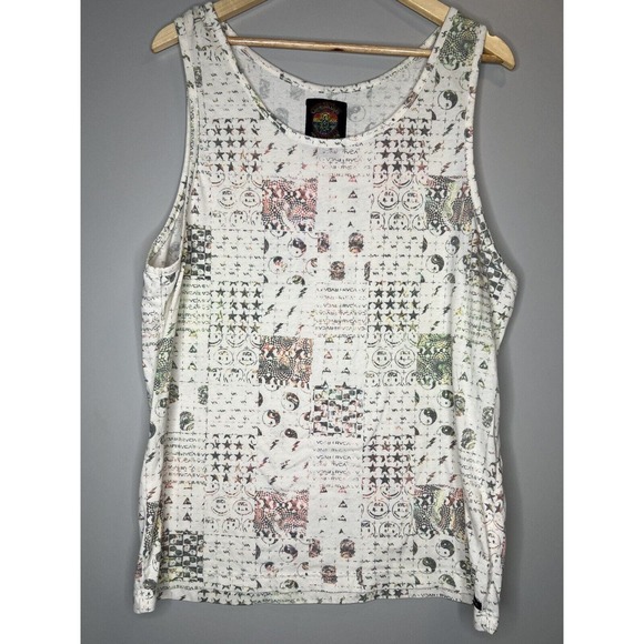 RVCA Other - Christian Fletcher Surfboards RVCA Tank Top Shirt YinYang Smiley Face Size Large